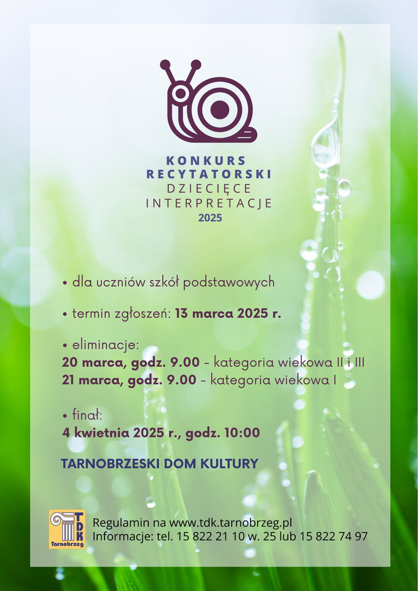 „Dziecięce Interpretacje” – rozpoczynają się zapisy do udziału w konkursie TDK